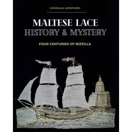 Copertina del libro “Maltese Lace, History & Mystery” di Consiglia Azzopardi