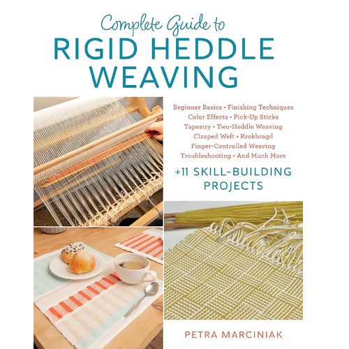 Libro sul telaio a licci rigidi con tecniche base e avanzate di tessitura