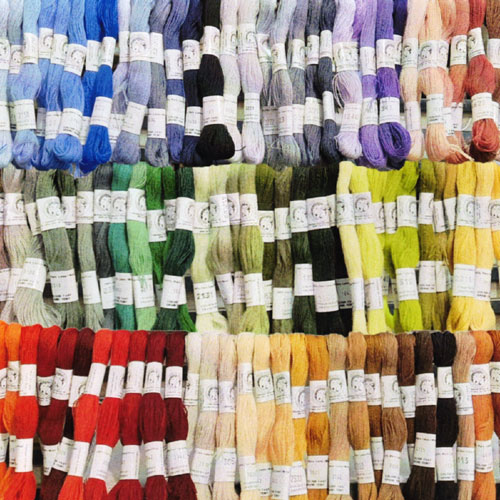 lan14 matassine di lana per ricamo Laine fine d’Aubusson in vari colori, 100% lana merinos