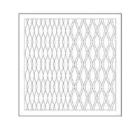 IKO83 Sashiko Olympus n° 1121 in cotone bianco con motivo ricamabile 33 x 33 cm.