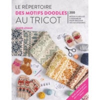 Copertina del libro “Le Répertoire des Motifs Doodles au Tricot – 200 Motifs”.