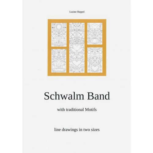 Assia61 Set “Schwalm Band” di Luzine Happel con 3 pagine di testo e 19 lucidi stampati su carta da lucido di alta qualità, confezionati in un sacchetto di plastica.