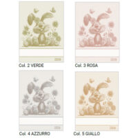 Ric324b Tessitura artistica chierese, asciugapiatti Avril (58 fori) cm 49x69