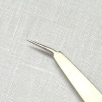 Unc227a Pinzette con forza opposta – Punta ad angolo sottile – Acciaio inox – 12,5 cm (Made in Italy)