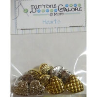 Bot115 Bottoni decorativi "Hearts"