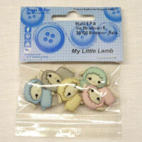 Bot126 Bottoni decorativi "My Little Lamb"