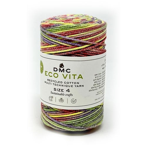Cun66 Eco Vita 4 Multicolor - DMC - colori nuovi gr 250/200 mt