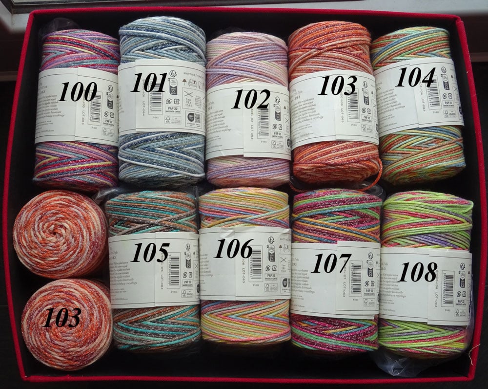 Eco Vita 4 Multicolor - DMC - colori nuovi gr 250/200 mt 2 Eco Vita 4 Multicolor - DMC - colori nuovi gr 250/200 mt