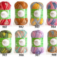 Cun67a Anchor Creativa Fino Multicolour – 100% cotone, 50 g / 125 m
