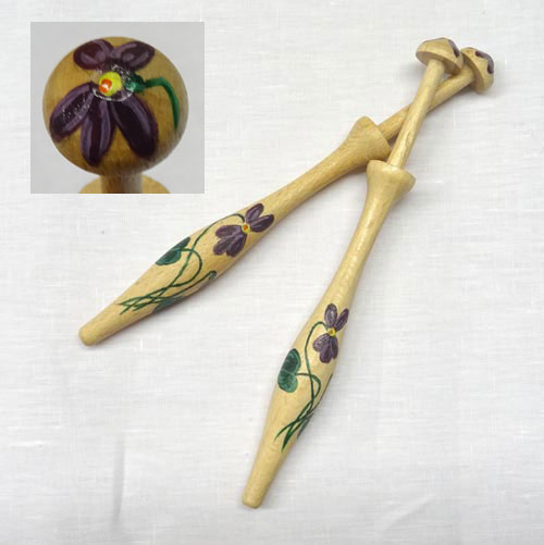 Fuco9 Fuselli dipinti Violetta - vendita a paio