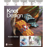 Ma206 Copertina del libro “Knot Design” di Kristin Møller, guida illustrata ai nodi decorativi con progetti moderni.