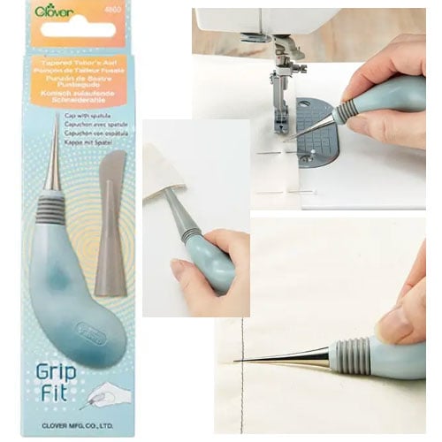 Patc458 Punteruolo per sarta Clover 4860 – strumento di precisione per cucito e patchwork.