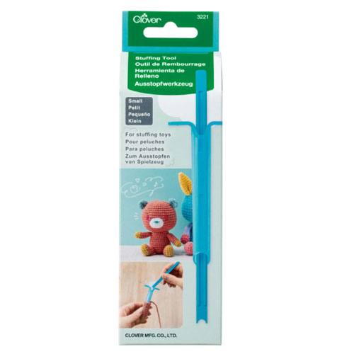 Patc459 Strumento per imbottitura Clover 3221 – tool di precisione per amigurumi, bambole e piccoli oggetti.