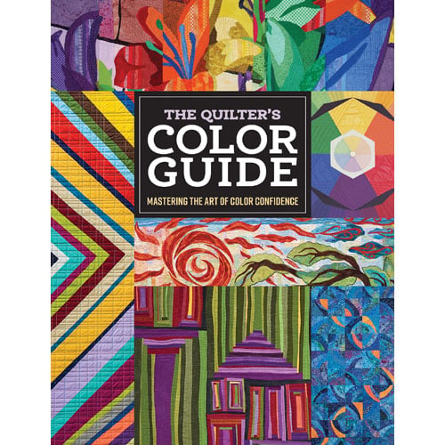 Quilt487 Copertina del libro The Quilter’s Color Guide, guida alla teoria del colore per il quilting con esercizi e consigli pratici.