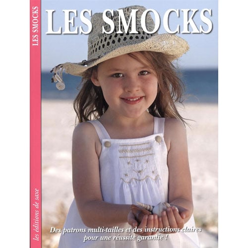 Smo38 Copertina del libro Les Smocks – Techniques et Modèles, manuale francese dedicato alle tecniche di smock con modelli e cartamodelli.