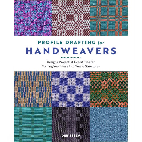 Tes165 Copertina del libro “Profile Drafting for Handweavers” di Deb Essen, guida tecnica agli schemi di profilo e alla progettazione tessile