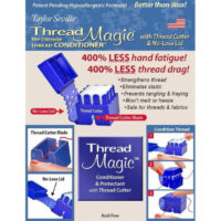Acr173 condizionatore/balsamo per fili Thread Magic Taylor Seville con lama tagliafili integrata, ipoallergenico e senza acidi.