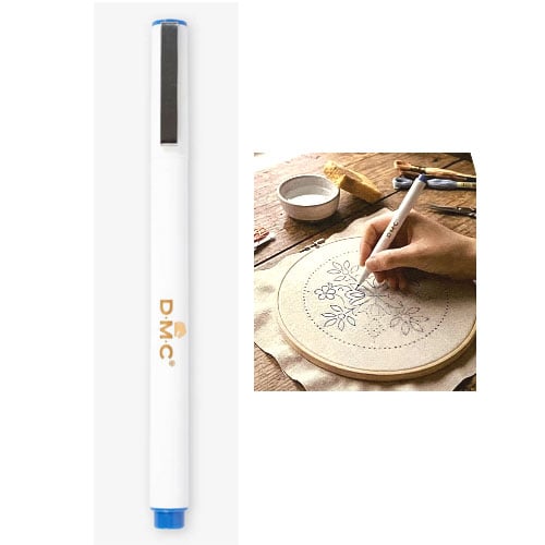 Ade109 Penna solubile in acqua con punta extra‑fine 0,4 mm blu