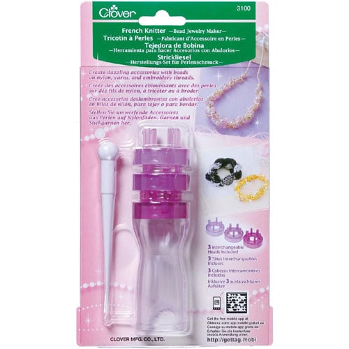 Amul64 Caterinetta Clover 3100 – mulinetto manuale a 4‑5‑6 perni per cordoncini e gioielli tessili con gancio incluso