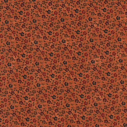KANVASII1 "kansas trouble favorites ii" for moda, fiorellini ocra 12, vendita a multipli di 50 cm