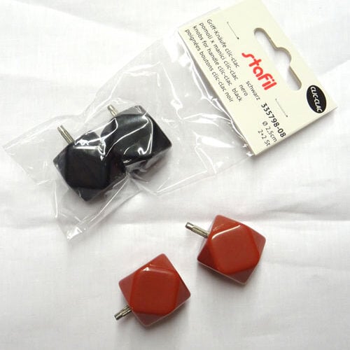 Abo478 Pomelli con sistema di fissaggio intercambiabile per accessori e borse artigianali