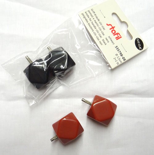Abo478 Pomelli con sistema di fissaggio intercambiabile per accessori e borse artigianali