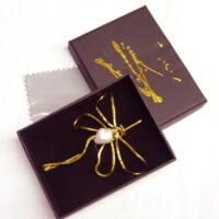 Elli188 Base in ottone per spilla - Libellula - cm 8