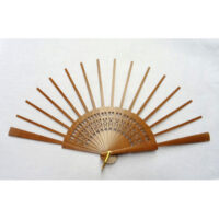 Ven300 Struttura ventaglio traforato legno verniciato cm 43