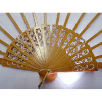Ven306a Struttura ventaglio legno - ragnetti decorato
