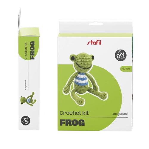 frog Crochet Kit Amigurumi – Frog (24 cm) – Stafil