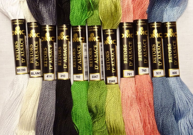 Retors d’Alsace DMC – Filato da Ricamo n°5 – kit 10 Matasse 1 per colore 2 Retors d’Alsace DMC – Filato da Ricamo n°5 – kit 10 Matasse 1 per colore