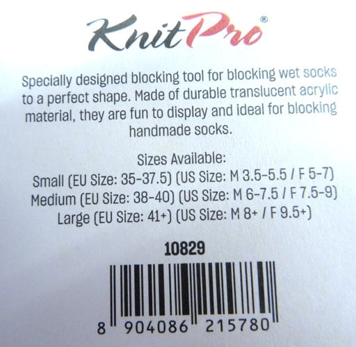 Accm544b Acqua Sock Blockers - KnitPro 10828