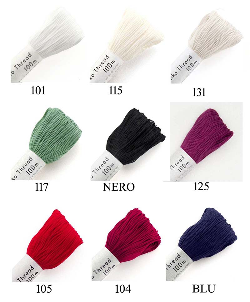 Sashiko filato cotone 100 mt- Olympus 2 Sashiko filato cotone 100 mt- Olympus