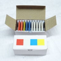 Ade110 Gessetti rettangolari da sarto in quattro colori, confezione da dieci pezzi misti.