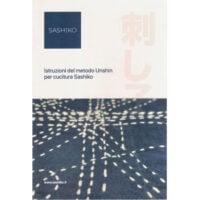 Rp112 Copertina del libro Sashiko – Metodo Unshin di Barbara Simonetto, manuale in italiano sul metodo Unshin del ricamo giapponese.