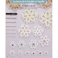 Chi307a La Frivolité à l’aiguille – Les bases – Needle Tatting Lace – Hiromi Imaizumi