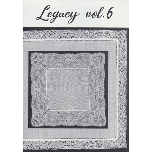 Mb130 Cartella "Legacy Vol. 6" di Kumiko Nakazaki contenente disegni per merletto Binche ispirati a pizzi antichi originali