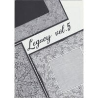 Mb131 Cartella "Legacy Vol. 5" di Kumiko Nakazaki contenente disegni per merletto Binche ispirati a pizzi antichi originali